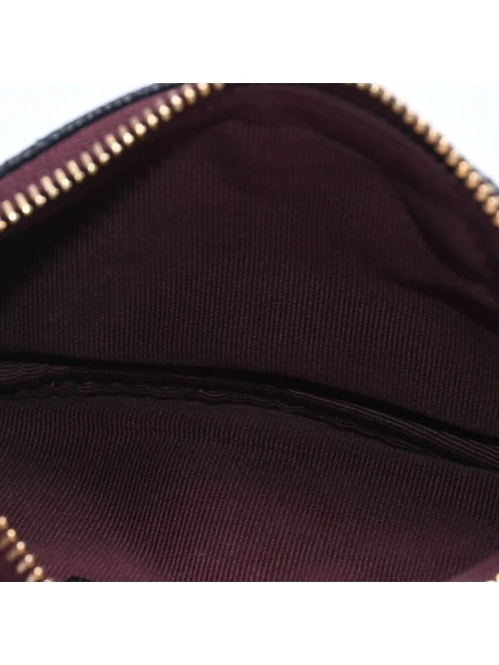 Chanel Classic Mini Pouch Stand CC Logo Caviar Leather